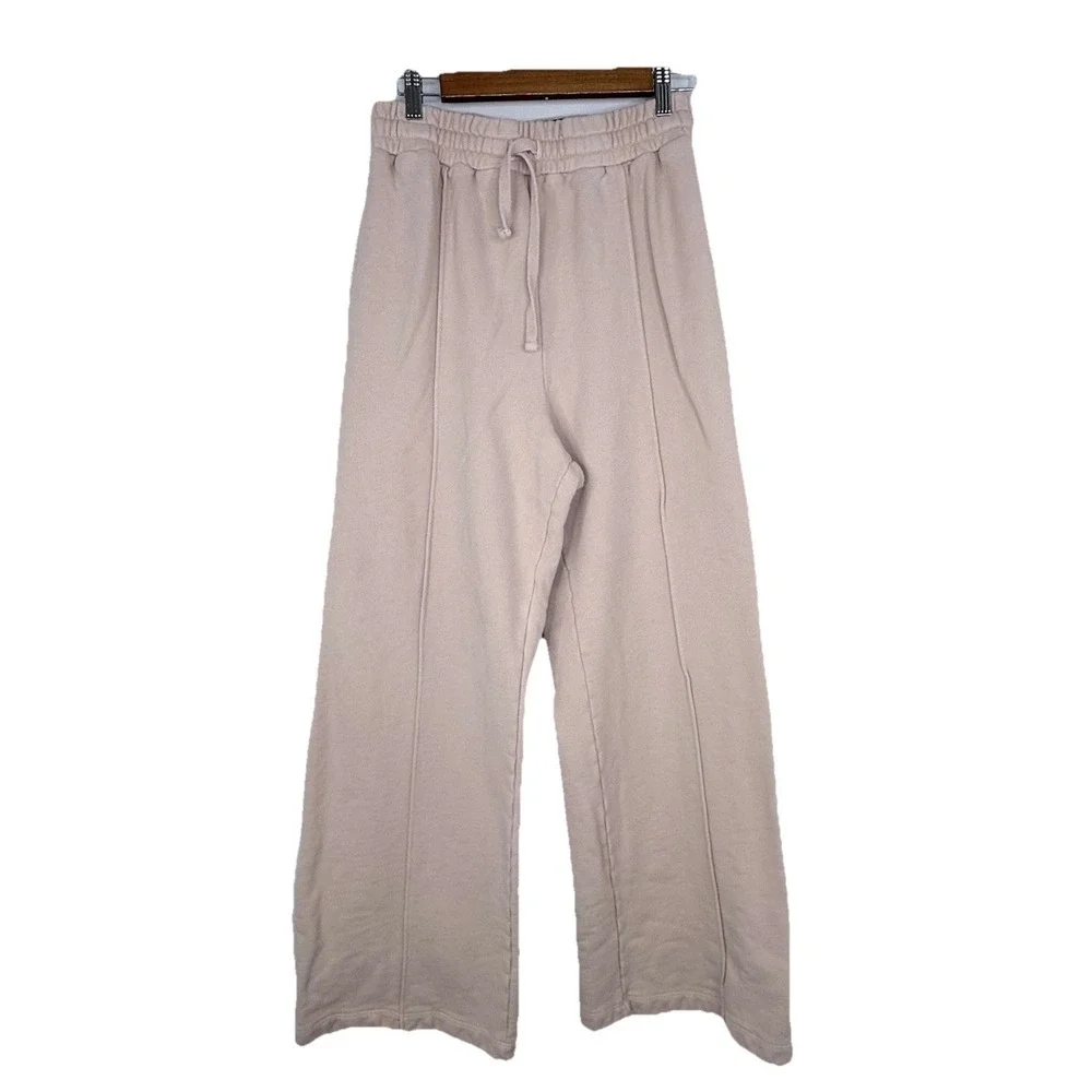 Daily Drills Wide Leg Sweatpants‎ in Cafe Womens Size M/L
